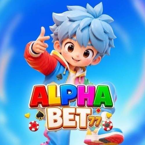Banner promoting the official Alphabet77 mobile app download